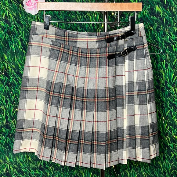 Hudson Bay co Scottish tartan KILT women’s pleated short fully lined - Picture 2 of 14
